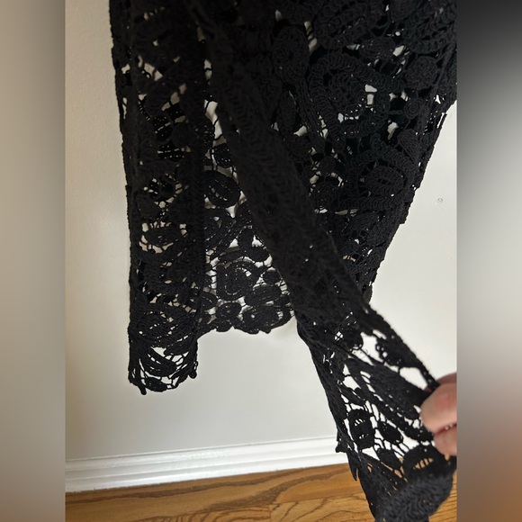 Zara macrame knit midi dress - Picture 9 of 10